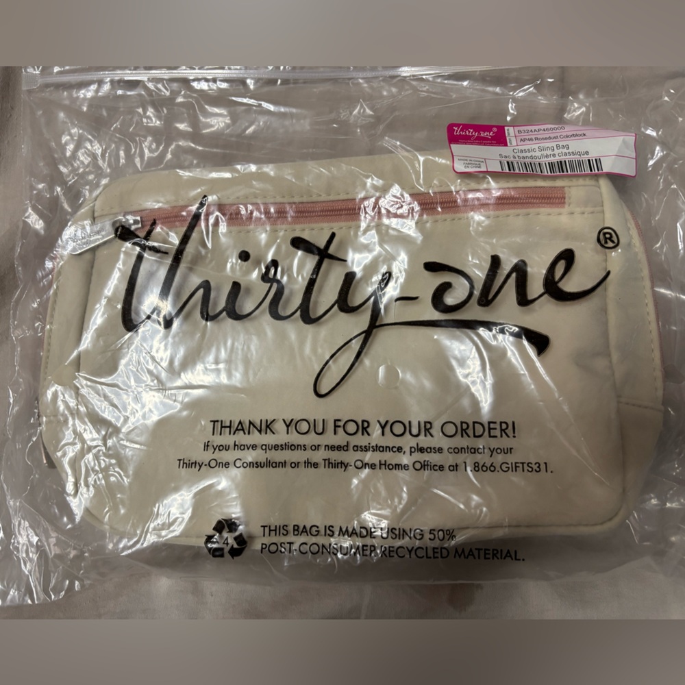Thirty-One Rosedust Classic Sling Bag